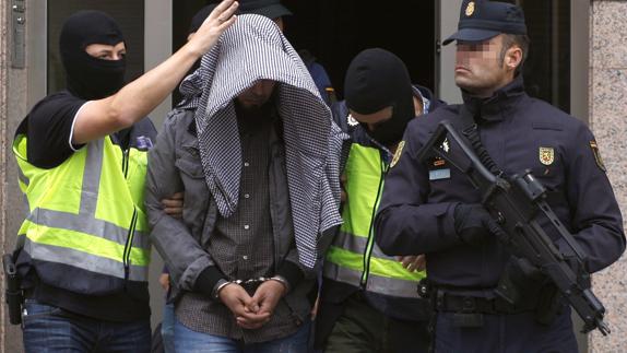 El yihadista detenido en Gijón.