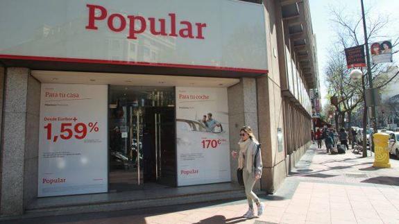 Sucursal del Banco Popular.