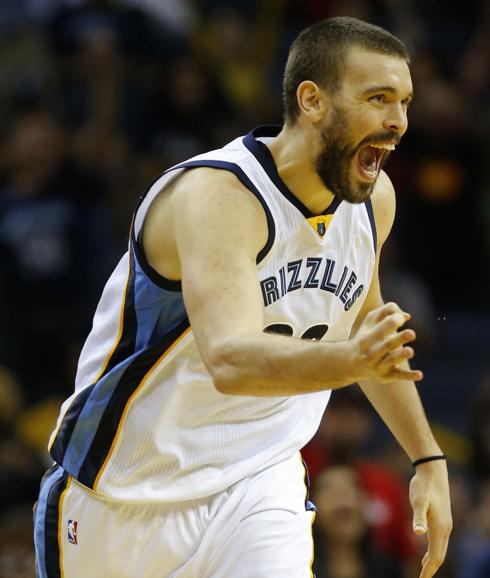 Marc Gasol, durante un partido. 