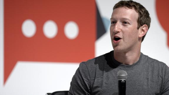 El fundador de Facebook, Mark Zuckerberg.