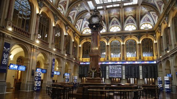 Bolsa de Madrid.