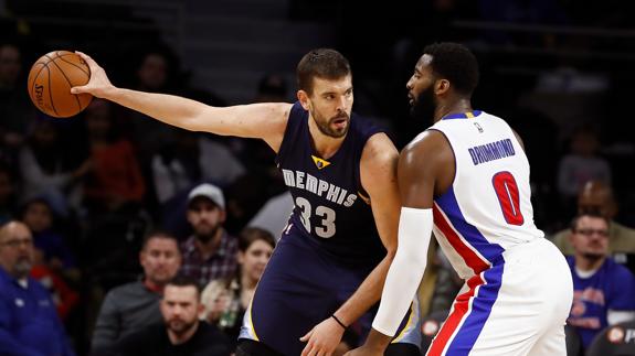 Marc Gasol, en un momento del partido. 