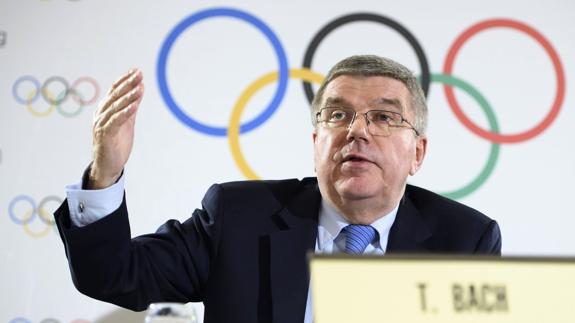 El presidente del Comité Olímpico Internacional (COI), Thomas Bach.