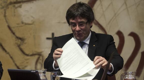 Carles Puigdemont.