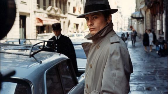 Alain Delon, en 'El silencio de un hombre'.