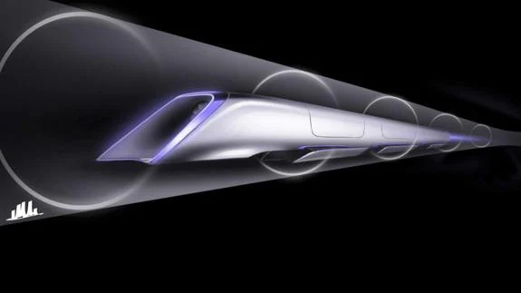 Las cápsulas de Hyperloop recorren 130 kilómetros en 10 minutos.
