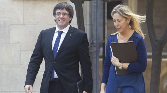 Puigdemont y Munté.