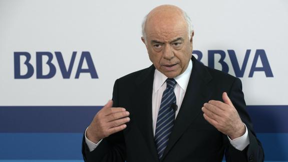 El presidente de BBVA, Francisco González. 