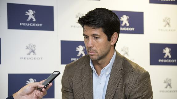 Fernando Verdasco, durante un momento de la entrevista