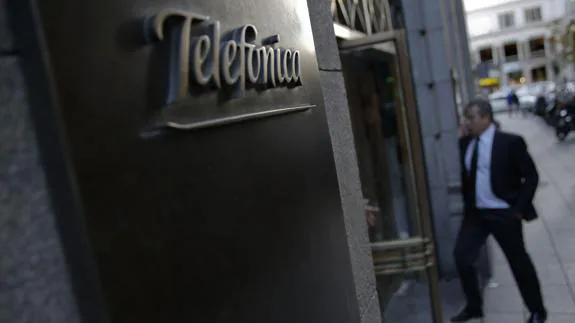 La sede de Telefónica en la Gran Vía de Madrid.