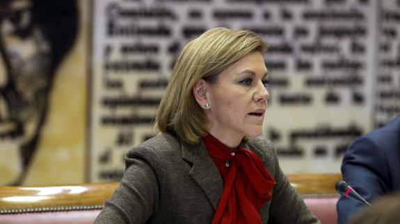 María Dolores de Cospedal, candidata a presidir el PP de Castilla-La Mancha.