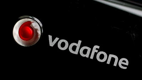 Logosímbolo de Vodafone. 