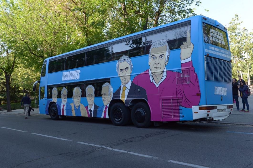 El 'tramabus', la campaña sorpresa de Podemos.