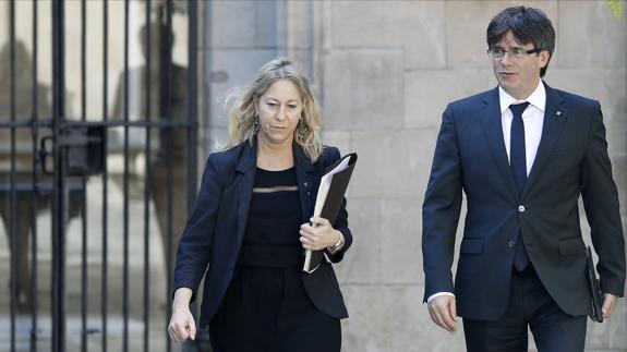 Munté y Puigdemont.