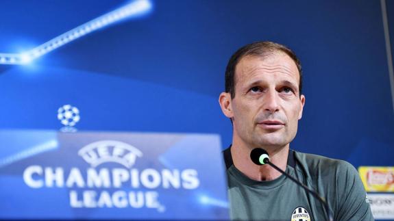 Massimiliano Allegri, en rueda de prensa. 