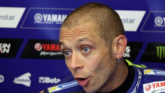 Valentino Rossi, piloto de Yamaha. 