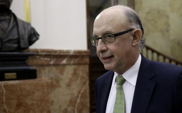 El ministro de Hacienda, Cristóbal Montoro