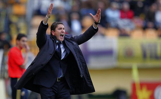 Juan Carlos Garrido, en un partido con el Villarreal. 