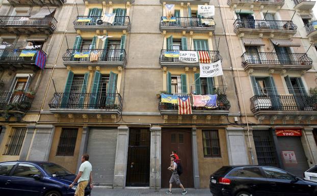 Apartamentos turísticos en Barcelona. 