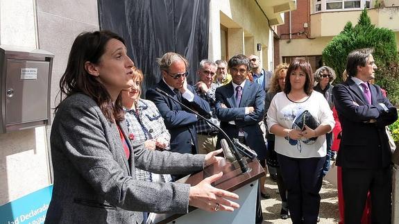 La alcaldesa de Torrelavega, Lidia Ruiz Salmón, inauguró la rehabilitación de las obras de AMAT