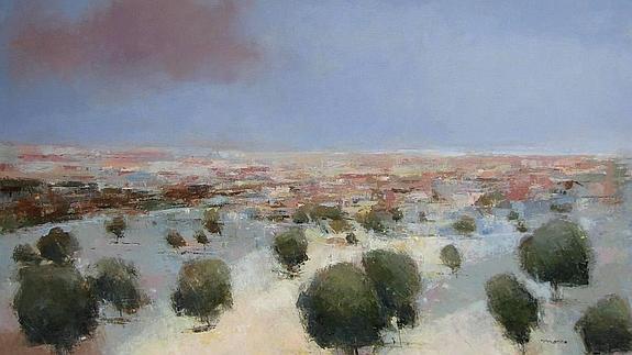 Una de las obras de Carlos Marino.