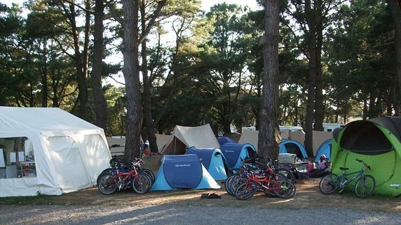Lugar donde han pernoctado los ciclistas torrelaveguenses.