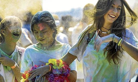 Los colores del mundial en tierra