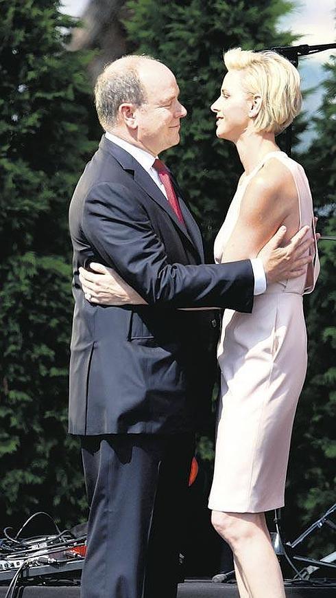 Alberto y Charlène, príncipes de Mónaco.
