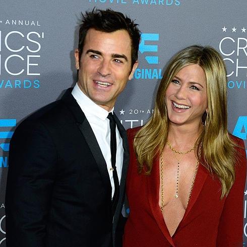 Justin Theroux y Jennifer Aniston.