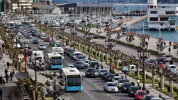 En Calvo Sotelo, en ambos sentidos, habrá carril para el Metro Tus.