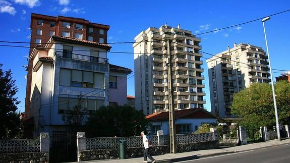 Vista del barrio El Pilón, en Santander.