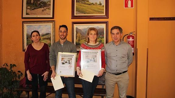 De izquierda a derecha, Eva Cotera, David Rodríguez, Elena Rodríguez, y Javier Gómez.