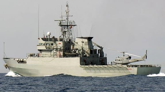 El patrullero 'Serviola' cuenta con una dotación de 47 marinos.