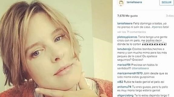 Tania Llasera dice 'basta' en Instagram