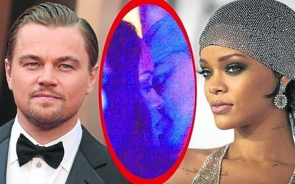 Leonardo DiCaprio y Rihanna.