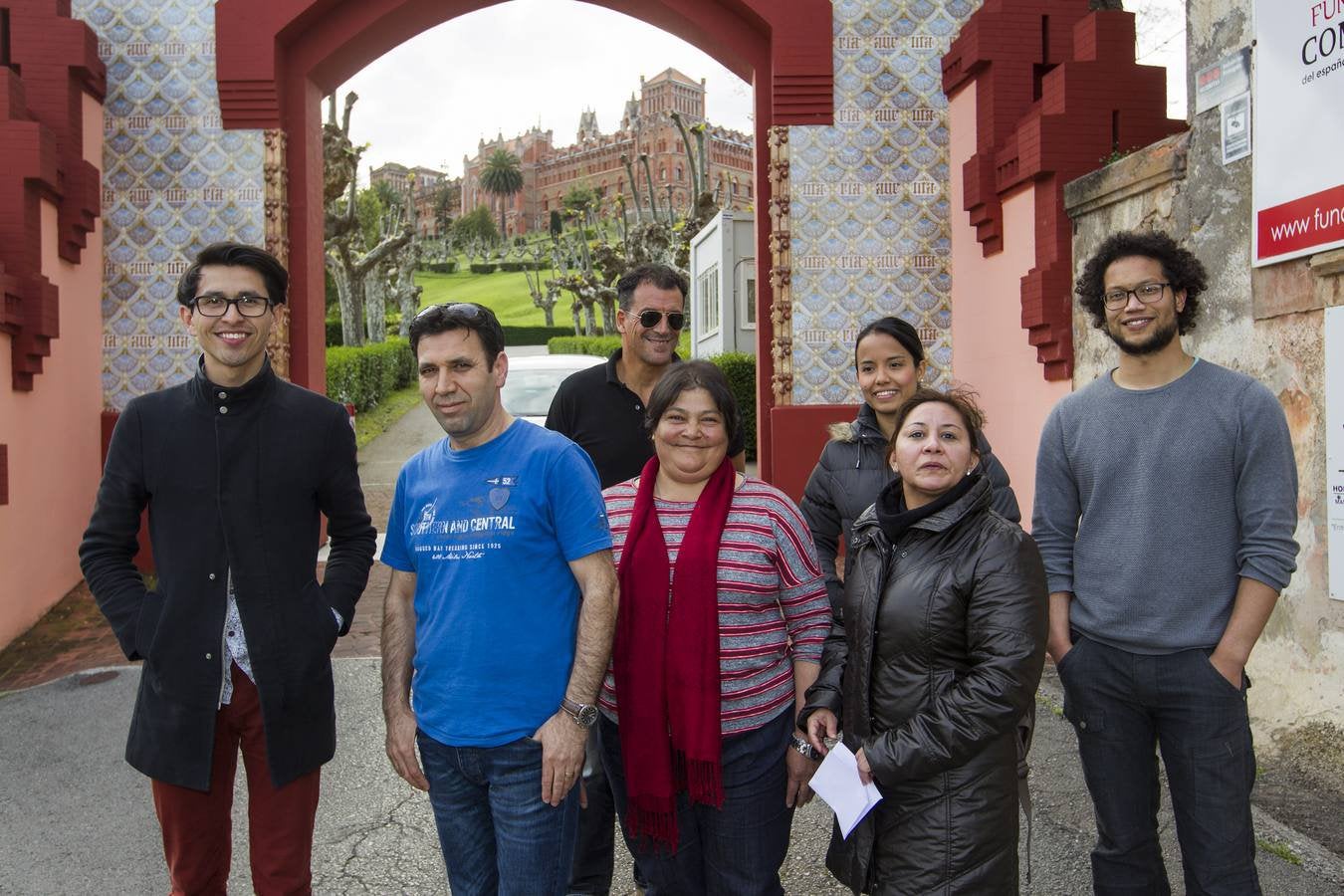 David Otero, Lucman Haffar, Gonzalo Rodríguez, Amanda Cáceres, Lina Orlando, Neida Jiménez y Kevin Martínez.