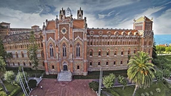 Vista aérea de la Universidad Pontificia. 