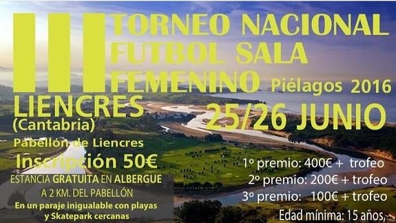 Cartel del torneo.