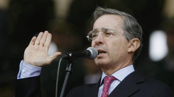 Uribe fue presidente de Colombia entre 2002 y 2010.