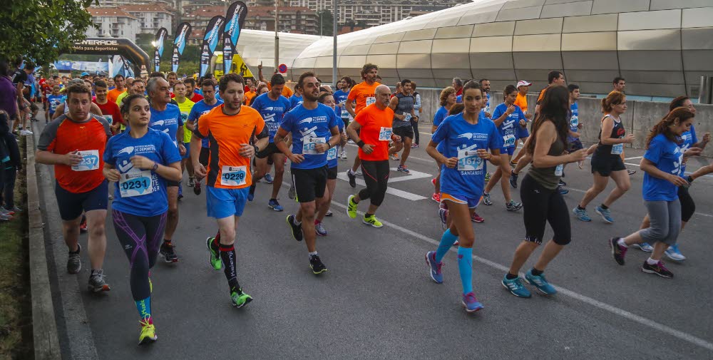 Carrera Popular Nocturna de Santander.