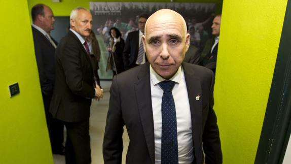 Manolo Higuera, presidente del Racing de Santander 