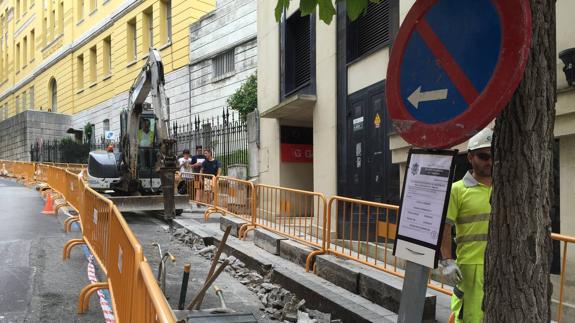 Las obras de las escaleras de Vista Alegre, que salvarán 61 metros de desnivel, han comenzado este viernes