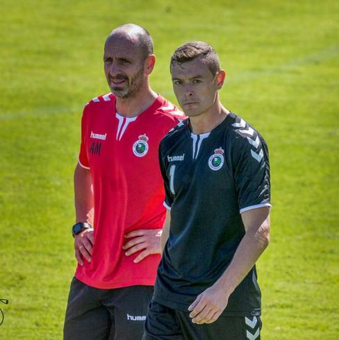 Raúl Domínguez (derecha), junto a Adolfo Mayordomo.