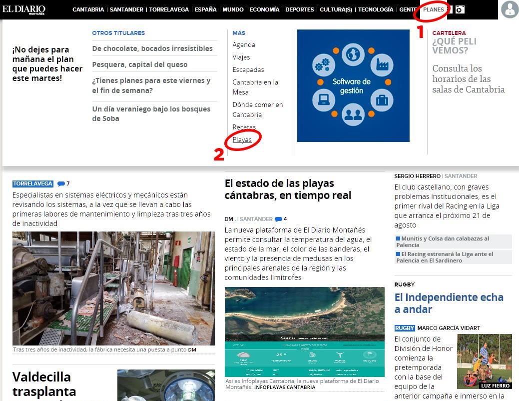 Así están ahora mismo las playas de Cantabria