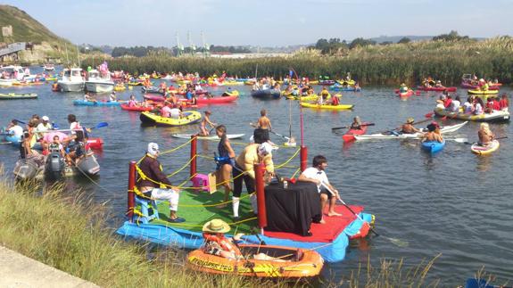 IV Descenso de la Ría de San Martín a bordo de los botes 'locos'