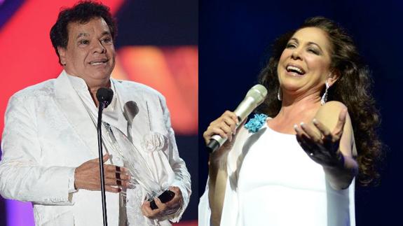 Juan Gabriel ejercía de padrino en Latinoamérica de Isabel Pantoja. Ella es la madrina de su hijo Iván.