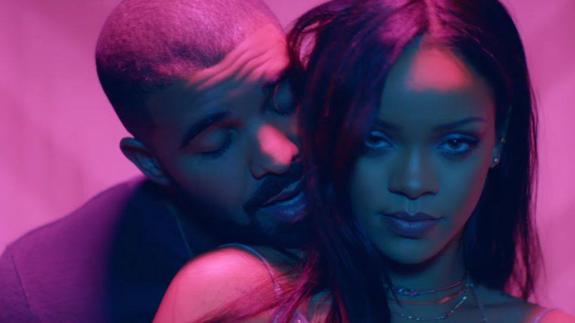 Rihanna y Drake, en un vídeo.