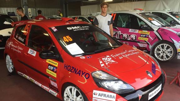 Asenjo, antes de comenzar la prueba en el circuito madrileño.