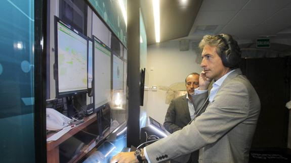 Íñigo de la Serna, durante la presentación de Smart Santander, uno de los proyectos estrella de la ciudad. Los fondos para innovación aumentarán un 40% en 2017.