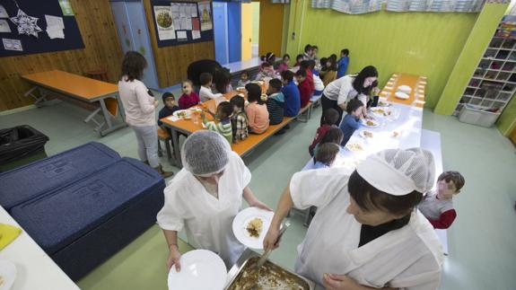 El comedor escolar es una de las actividades qie se han ofrecido en esta primera semana sin cole.
